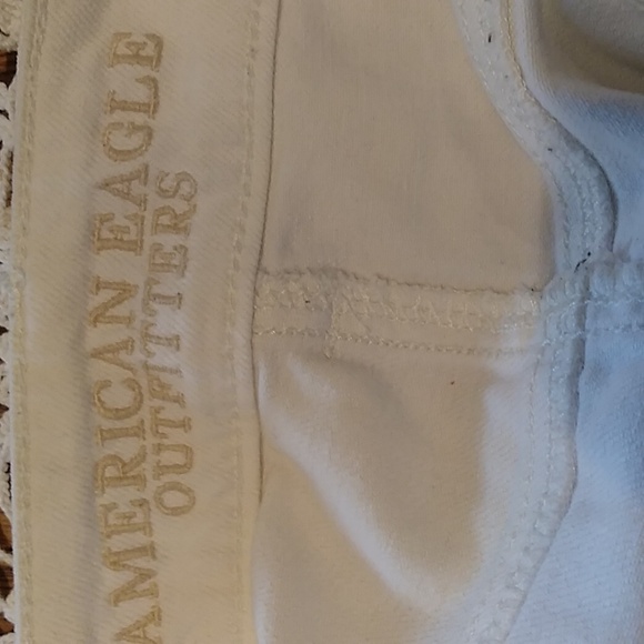 American Eagle white denim shorts - Picture 5 of 7